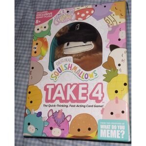 Squishmallows Take 4 Card‎ Game Benny the Squishmallow New In Box